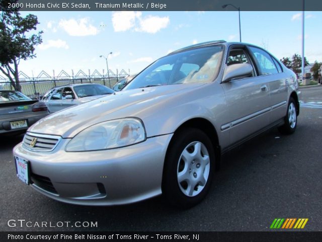2000 Honda Civic EX Sedan in Titanium Metallic