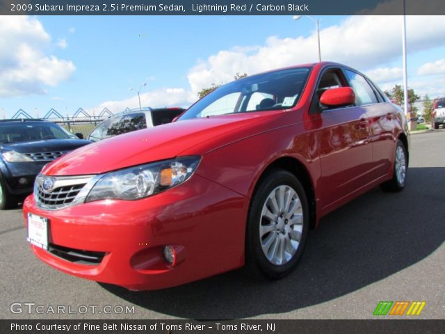 2009 Subaru Impreza 2.5i Premium Sedan in Lightning Red