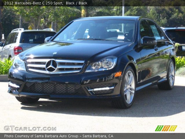 2012 Mercedes-Benz C 250 Sport in Black