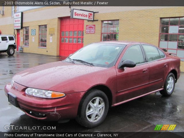 2003 Oldsmobile Alero GL Sedan in Ruby Red Metallic