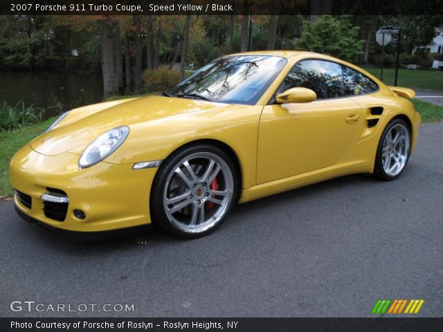 2007 Porsche 911 Turbo Coupe in Speed Yellow