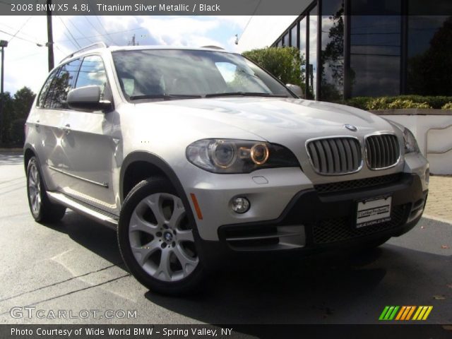 2008 BMW X5 4.8i in Titanium Silver Metallic
