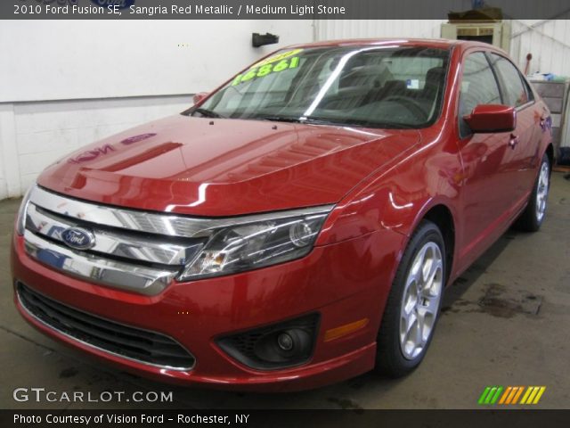 2010 Ford Fusion SE in Sangria Red Metallic