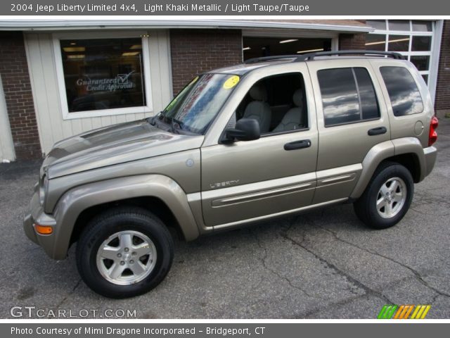 2004 Jeep Liberty Limited 4x4 in Light Khaki Metallic