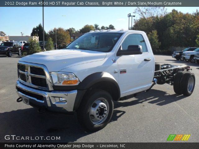 2012 Dodge Ram 4500 HD ST Regular Cab Chassis in Bright White