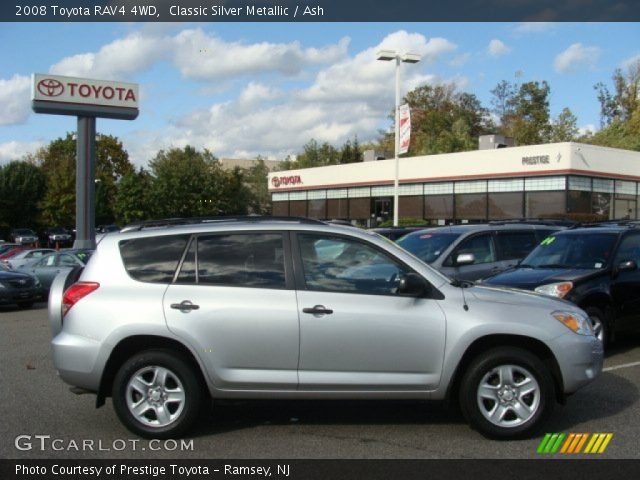 2008 Toyota RAV4 4WD in Classic Silver Metallic