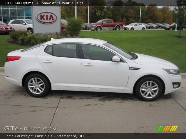 2012 Kia Optima LX in Snow White Pearl