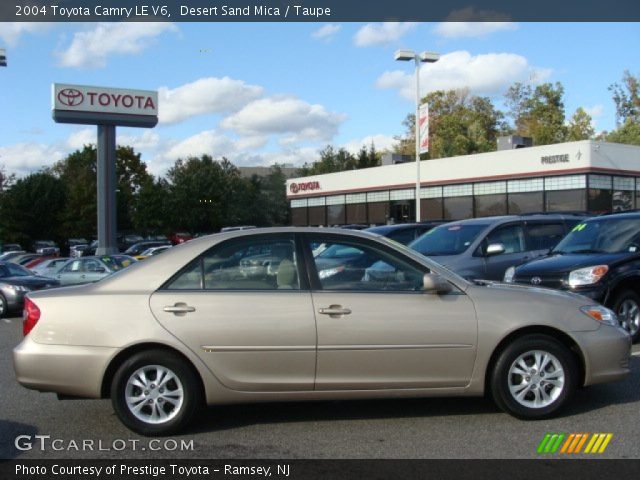 2004 Toyota Camry LE V6 in Desert Sand Mica