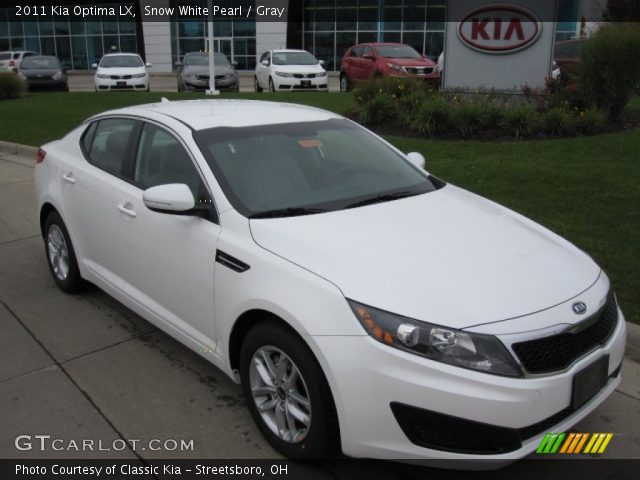 2011 Kia Optima LX in Snow White Pearl