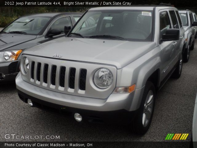 2012 Jeep Patriot Latitude 4x4 in Bright Silver Metallic