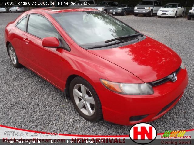 2006 Honda Civic EX Coupe in Rallye Red