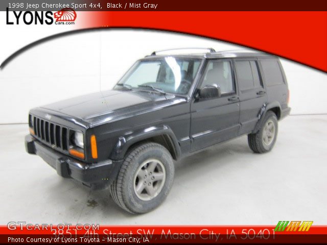 1998 Jeep Cherokee Sport 4x4 in Black