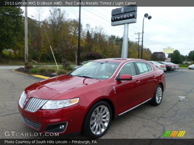 2011 Lincoln MKS EcoBoost AWD in Red Candy Metallic Tinted