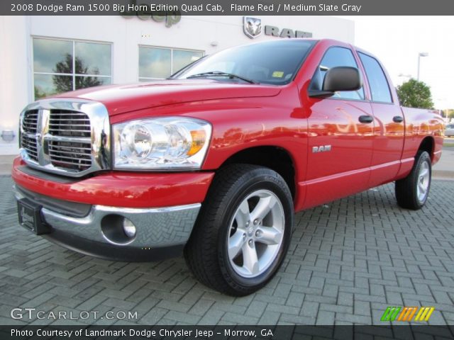 2008 Dodge Ram 1500 Big Horn Edition Quad Cab in Flame Red