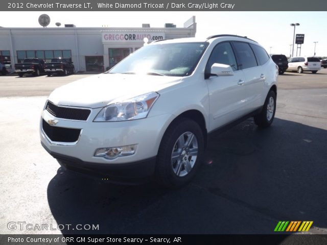 2012 Chevrolet Traverse LT in White Diamond Tricoat