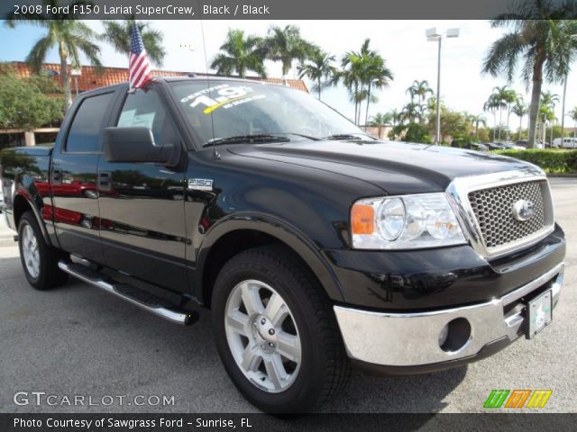 2008 Ford F150 Lariat SuperCrew in Black