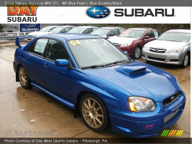 2004 Subaru Impreza WRX STi in WR Blue Pearl
