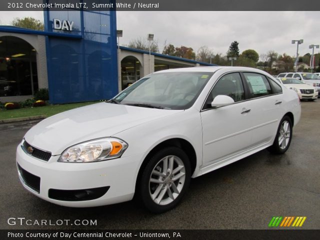 2012 Chevrolet Impala LTZ in Summit White