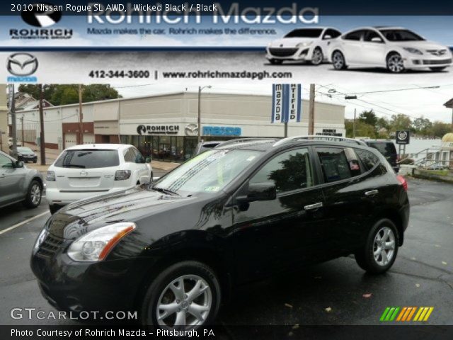 2010 Nissan Rogue SL AWD in Wicked Black