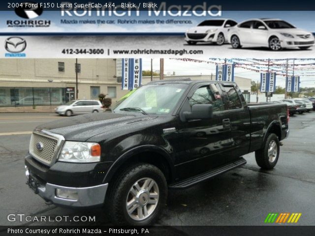2004 Ford F150 Lariat SuperCab 4x4 in Black