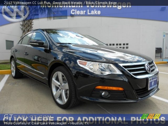 2012 Volkswagen CC Lux Plus in Deep Black Metallic