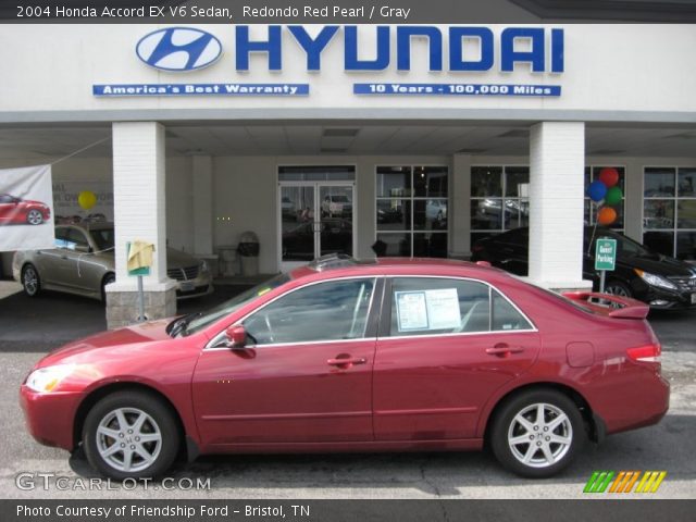 2004 Honda Accord EX V6 Sedan in Redondo Red Pearl