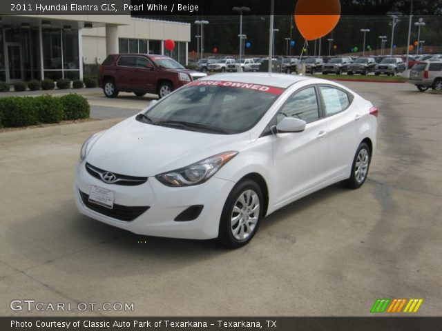 2011 Hyundai Elantra GLS in Pearl White