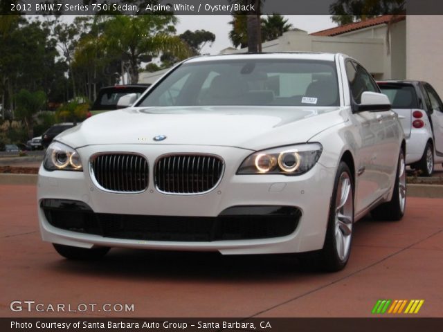 2012 BMW 7 Series 750i Sedan in Alpine White