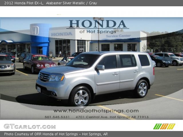 2012 Honda Pilot EX-L in Alabaster Silver Metallic