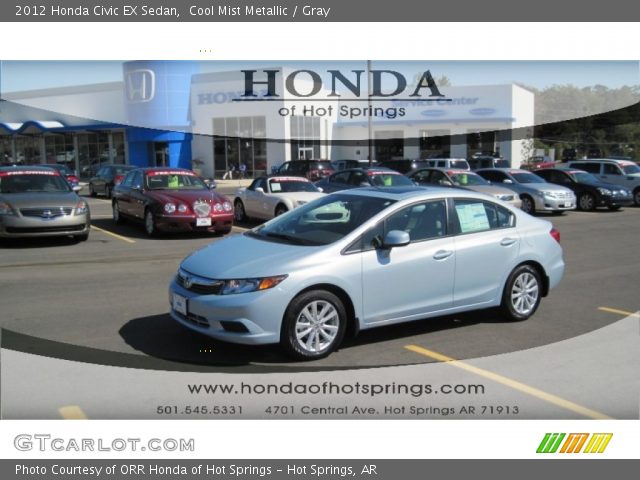 2012 Honda Civic EX Sedan in Cool Mist Metallic
