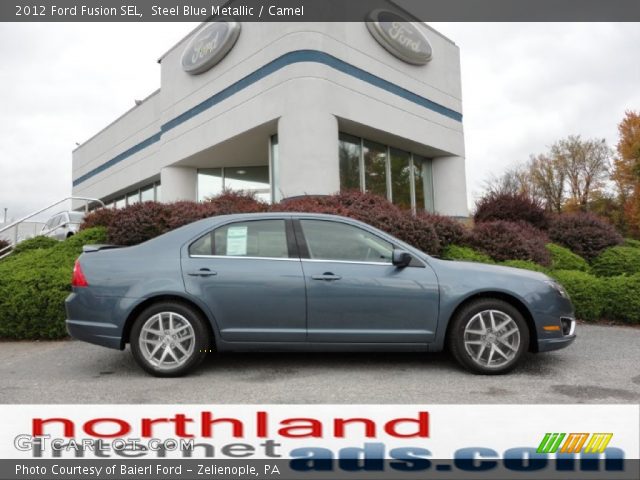 2012 Ford Fusion SEL in Steel Blue Metallic