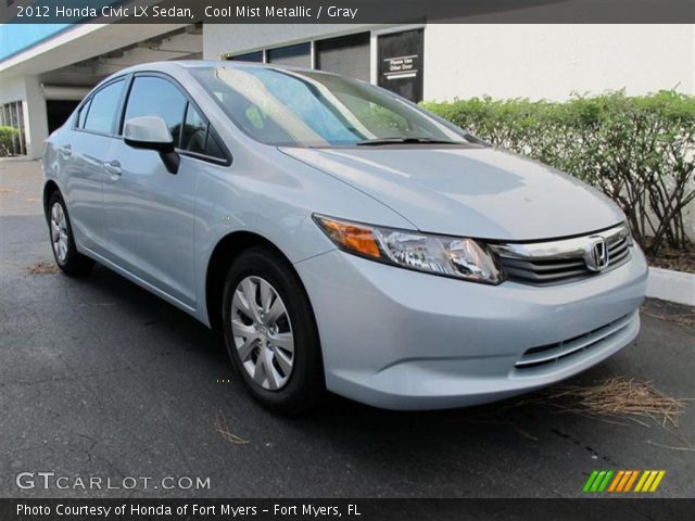 2012 Honda Civic LX Sedan in Cool Mist Metallic