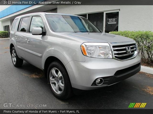 2012 Honda Pilot EX-L in Alabaster Silver Metallic