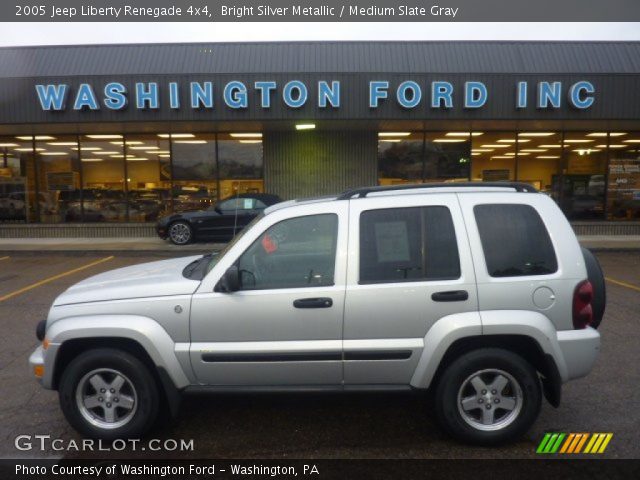 2005 Jeep Liberty Renegade 4x4 in Bright Silver Metallic