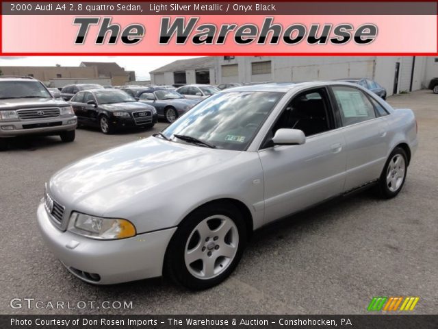 2000 Audi A4 2.8 quattro Sedan in Light Silver Metallic