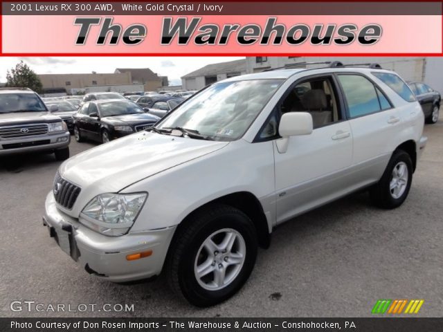2001 Lexus RX 300 AWD in White Gold Crystal