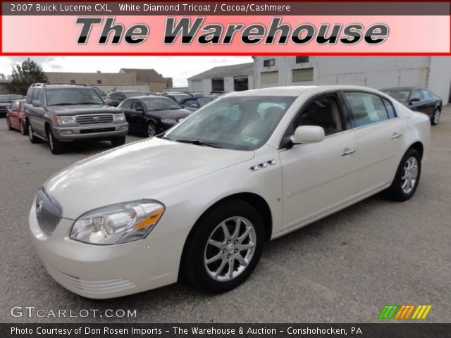2007 Buick Lucerne CXL in White Diamond Tricoat