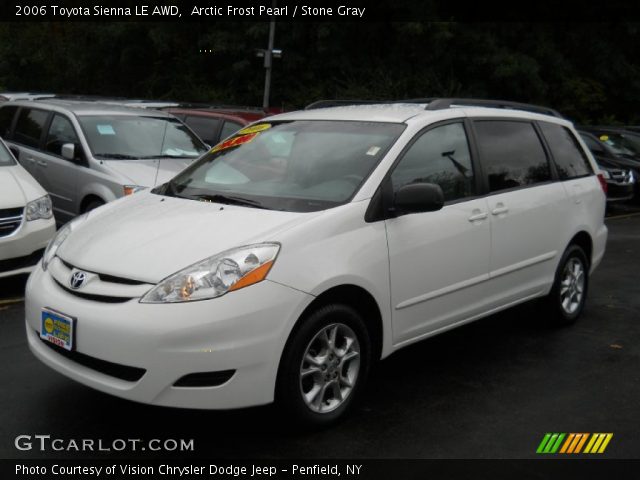 2006 Toyota Sienna LE AWD in Arctic Frost Pearl