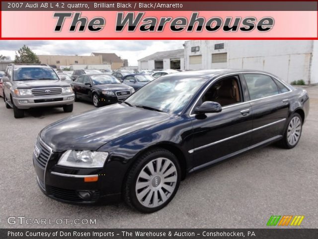 2007 Audi A8 L 4.2 quattro in Brilliant Black