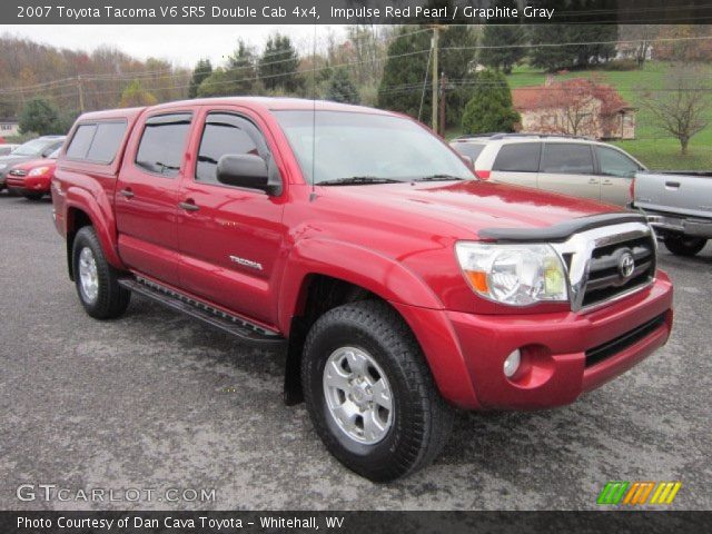 2007 Toyota Tacoma V6 SR5 Double Cab 4x4 in Impulse Red Pearl