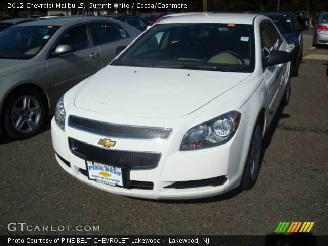 2012 Chevrolet Malibu LS in Summit White