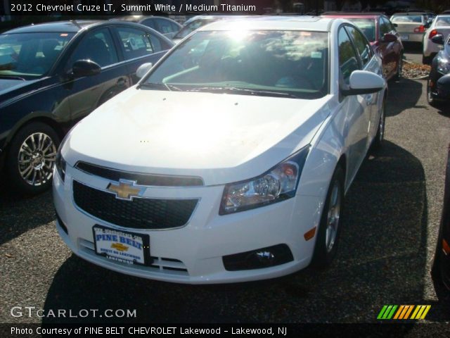 2012 Chevrolet Cruze LT in Summit White
