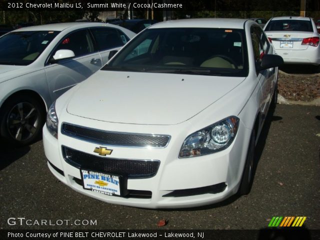 2012 Chevrolet Malibu LS in Summit White