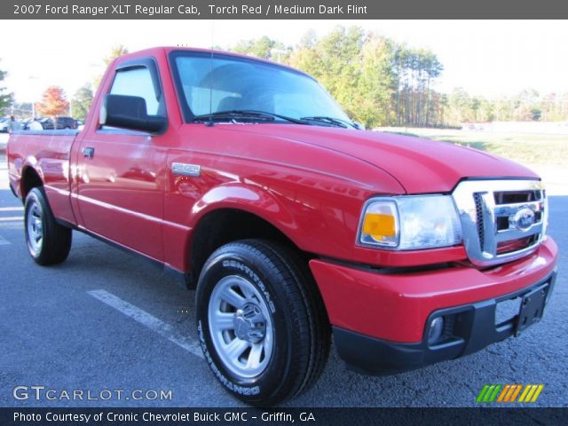 2007 Ford Ranger XLT Regular Cab in Torch Red