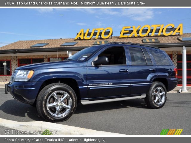 2004 Jeep Grand Cherokee Overland 4x4 in Midnight Blue Pearl