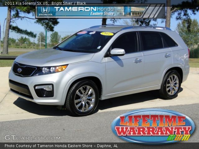 2011 Kia Sorento SX V6 in Bright Silver
