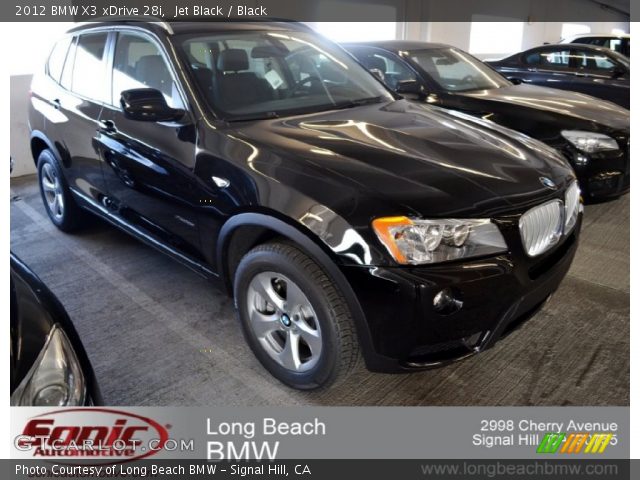 2012 BMW X3 xDrive 28i in Jet Black