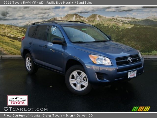 2011 Toyota RAV4 V6 4WD in Pacific Blue Metallic