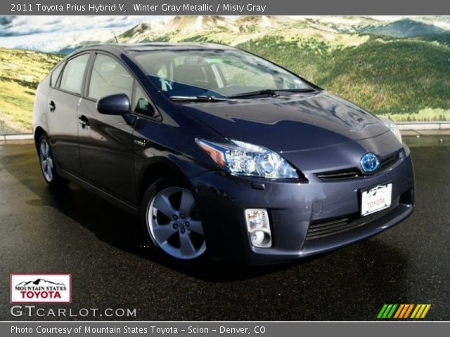 2011 Toyota Prius Hybrid V in Winter Gray Metallic