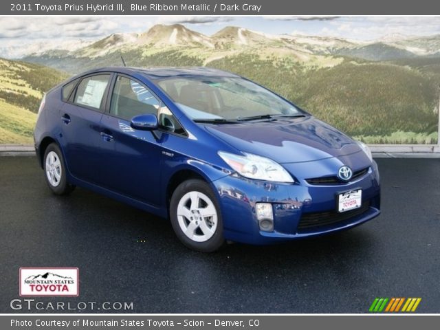 2011 Toyota Prius Hybrid III in Blue Ribbon Metallic